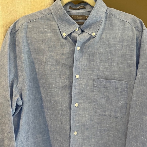 Daniel Crémieux Signature Collection Linen Blend Long Sleeve, Size Large - Picture 2 of 14